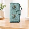 Western Cowboy Cat Long Zipper Wallet, Large Capacity Card Holder, Unisex Clutch Bag, Fashionable Zipper Coin Purse, Suitable for Daily Use, A Great