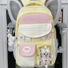 Schoolbag two-dimensional dopamine pain bag cute student schoolbag campus student schoolbag large capacity transparent pain bag