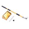 Professional Drywall Flat Finishing Box with 35"-59" Adjustable Handle Wide Quick Clean with Aluminum Box Mudding Tools