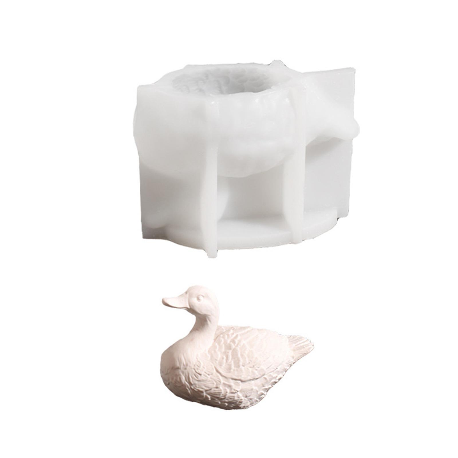 

Практичный Прочный Силиконовый Молд Аксессуар для Подсвечников в виде Уток Портативный для Подарков ручной работы и Домашнего Акцента T2