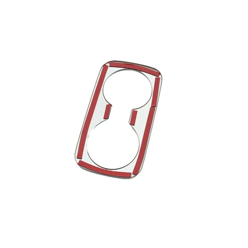For Hyundai Tucson NX4  2022 2023 Hybrid N Line Car Seat Back Row Water Cup Holder Cover Trim Stainless Steel Accessories