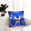 Decorative Pillow Covers Cartoon S-Sonic Merch Home  Pillow Case Cover Zippered Multiple Sizes