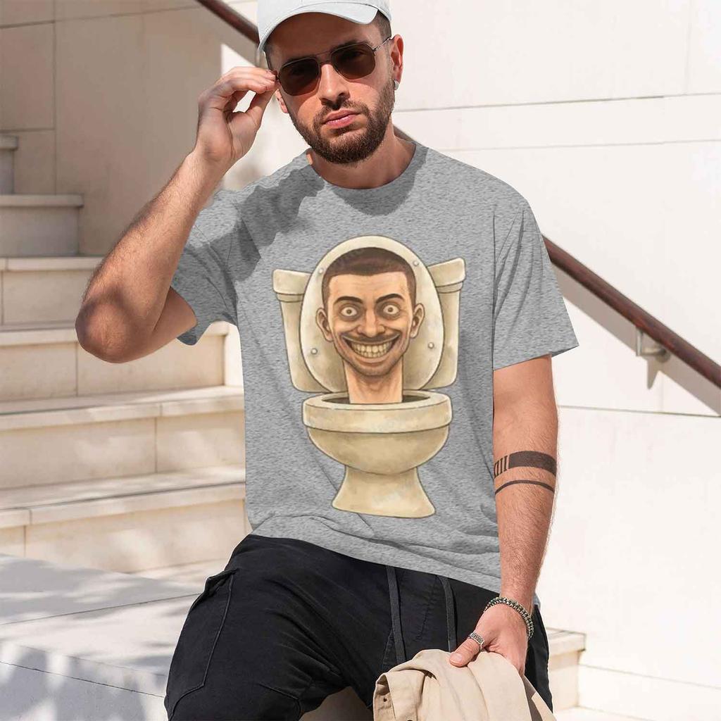Skibidi Toilet Shirt Viral Tee D T Shirt Grh T Shirts Funny Outors High Quty Shortsv 2026 New Model Unisexs Shortsleeve Crewneck