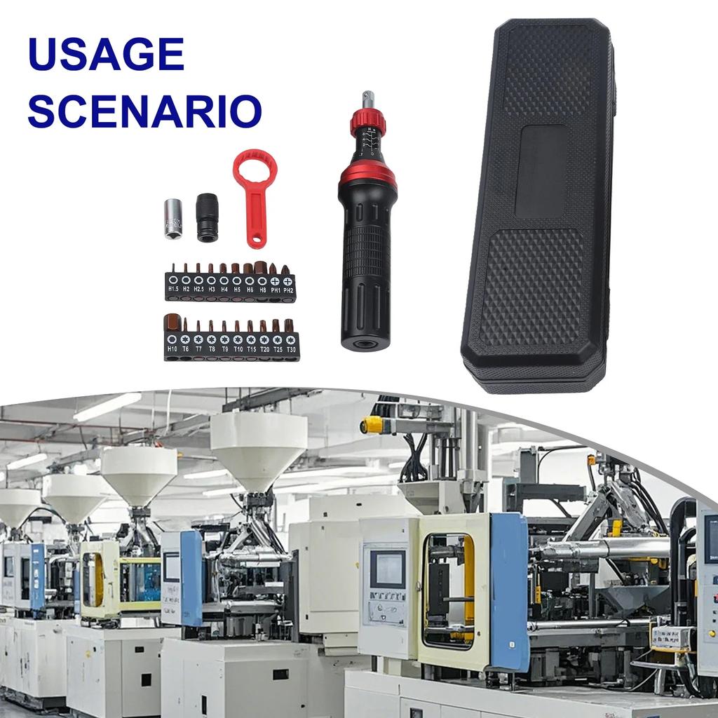 Adjustable Torque Tool High-Precision Torque Home Improvement 1-6 Nm Mechanically Preset Torque Gauge Tool Kit