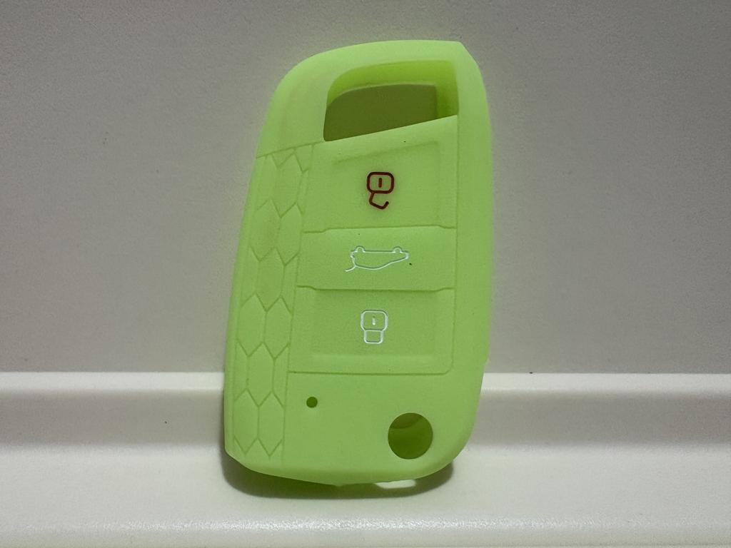 3 Buttons Silicone Cover Case Shell Key Fob Bag For For VW Golf 7 GTI MK7 For Skoda Octavia A7 For Seat Car Accessories Parts
