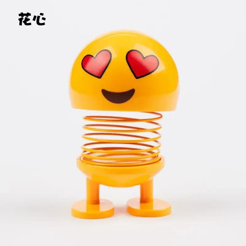 Cute Shaking Head Doll for Car - Fun Interior Ornament, Creative Sticker & Small Toy Accessory for Vehicle Dashboard Decoration