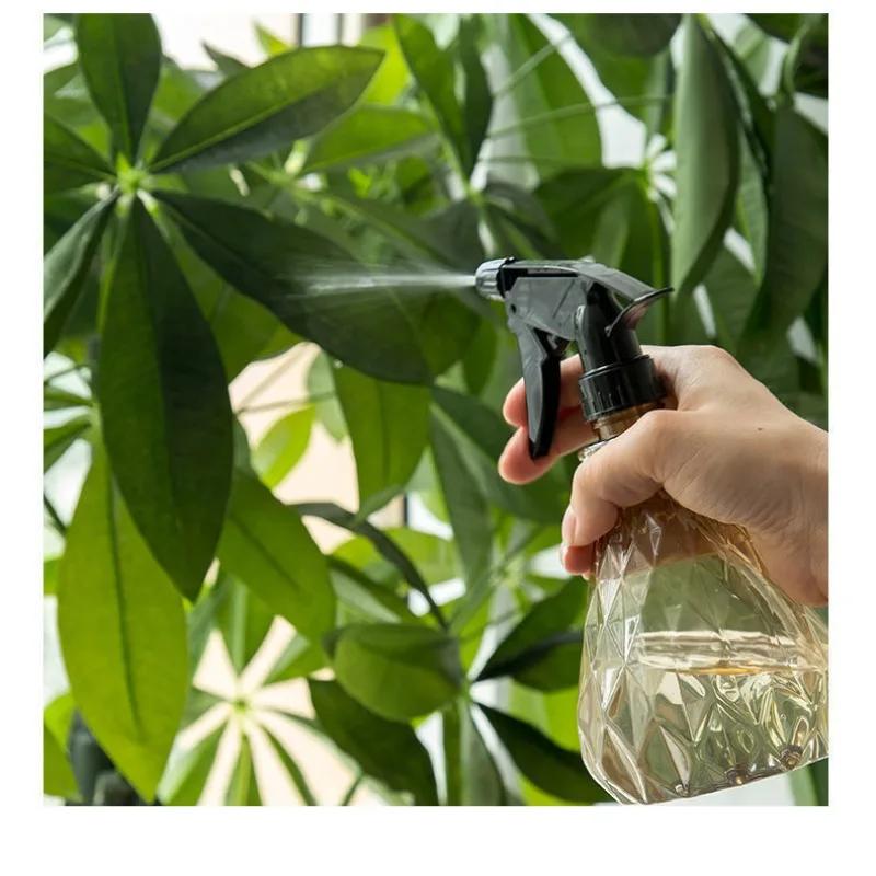 1PCS 500ML Spray Empty Bottles Refillable PET PET Bathroom Mist Sprayer Disinfection Water Container Watering Gardening Supplies