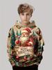 Boys' 3D Christmas Graphic Hoodie Long Sleeve Tops Casual Polyester Hoody Fall Spring Outerwear Sweatshirt Children's Clothing
