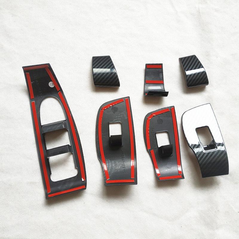 Interior Car Window Motor Door Handle Armrest Cover Trim for Mazda Cx30 Cx-30 Cx 30 Plastic Car Accessories 7 Pcs