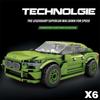 Non-Toxic Creative Champion Technical Sports Car Assembly Building Blocks Moc City Famous Racing Vehicle Ideas Model Bricks Diy Toys Gifts