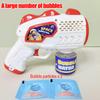 Space Astronauts Fully Automatic Bubble Gun Rocket Bubbles Machine Automatic Blower With Bubble Liquid Toy For Kids Bubble Gift