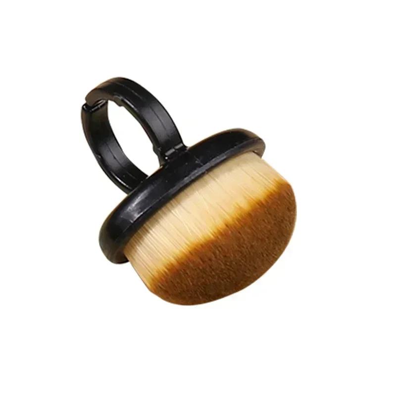 

Nail Rings Dust Brush Remove Nail Dust Acrylic UV Gel Polish Powder Cleaning Tool Adjustable Makeup Brushes Manicure Accessories