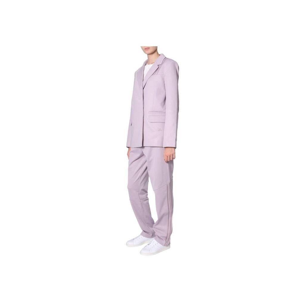 Adidas Solid Color Straight Leg Comfortable Suit Women suits Pink FN2767