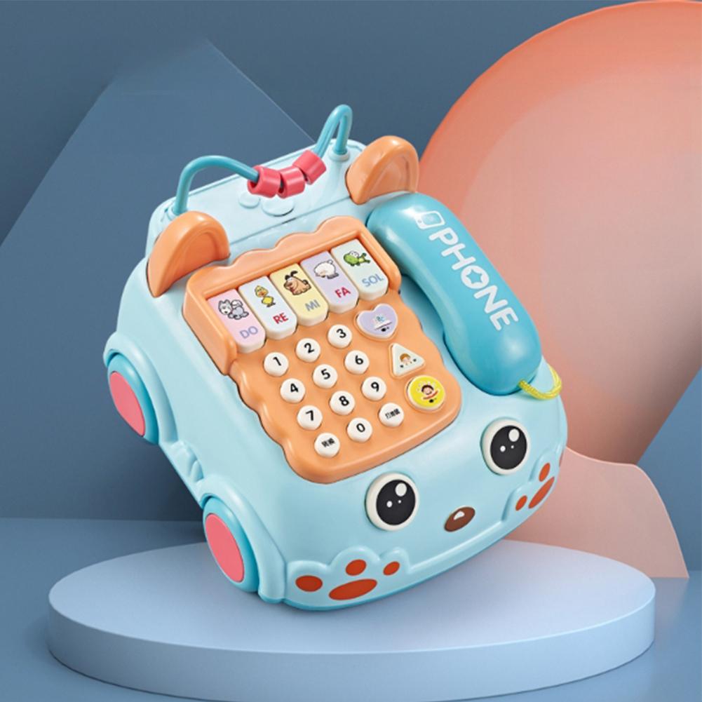 Early Education Learning Toy Multi-functional Light Music Playing Pretend Phone Call Toys Gifts For Boys Girls