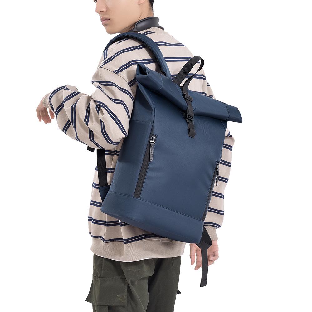 

Versatile Wear-Resistant Casual Backpack for Work, Travel & Commuting - Durable Fabric, Double Shoulder Design синий