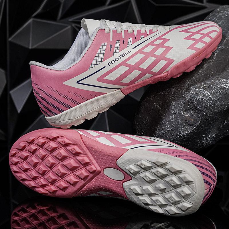 Amazon men's autumn low-top long broken nails seamless fly weaving student children boys professional training football