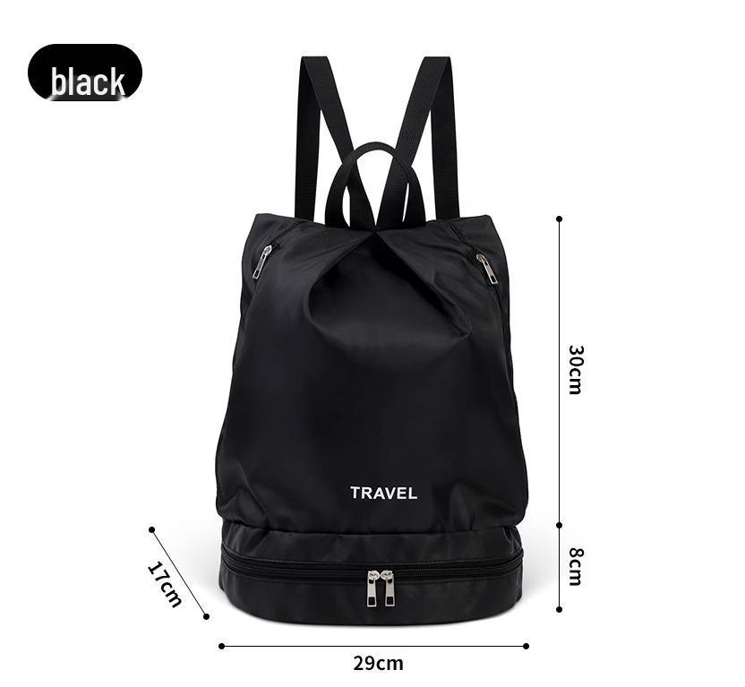 

Водонепроницаемая сумка для плавания с разделением на мокрое/сухое для мужчин и женщин - Рюкзак для фитнеса и спорта большой вместимости