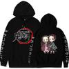 Rengoku Kyoujurou Hoodie Sweatshirt Cosplay Costume Sweater Pullover Hooded Men Anime Black Pullover
