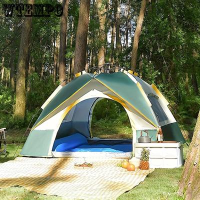 Fully Automatic Quick Opening Camping Tent, Dual Doors And Windows For Superior Ventilation, Waterproof Windproof Tent, Lightweight And Portable