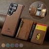 Luxury 2 In 1 Magnetic Leather Wallet Cards Solt Case for Samsung S26 Ultra S25 FE S24 S23 S22 S21 for Magsafe Shockproof Cover