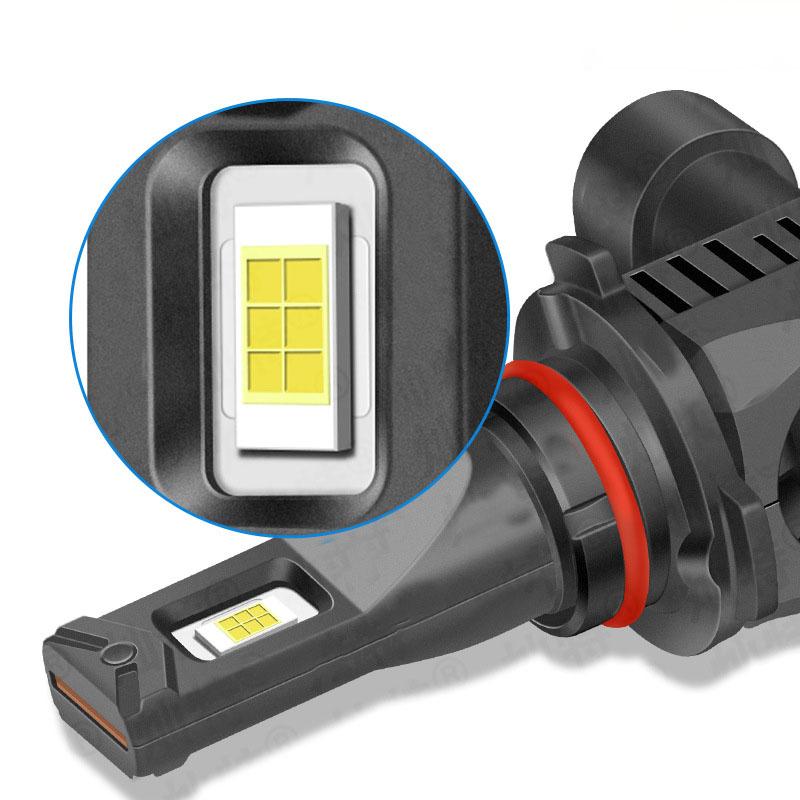 2Pcs Canbus H8 H11 LED Light Bulbs 2800LM High Power LED Car Headlight Lamp 9012 9006 H4 Hi Lo Beam CSP Chip