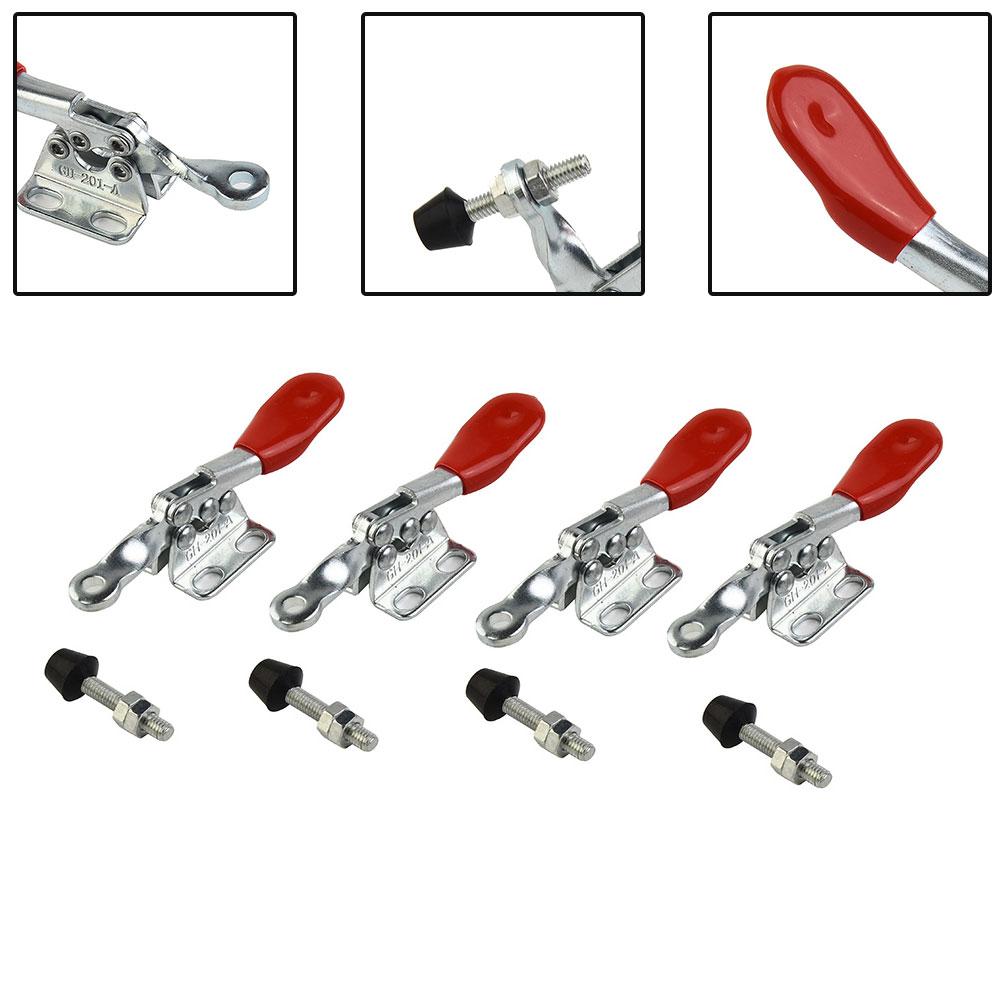 Parts Toggle Clamps Accessories Hand Tools Metal Fixing GH-201A Horizontal Workshop 80mm Quick Release Practical