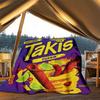 1 Stück Takis, Fuego, Limette Digitaldruck Flanelldecke, Superweiche Plüsch-Fleece-Bettdecke, Vielseitige Ganzjahresdecke für Sofa, Bett, O