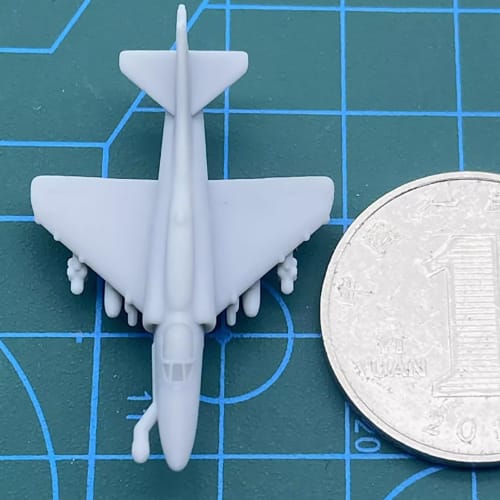 10PCS A-4 Skyhawk Fighter 1/2000-1/350 Scale Model Battle Military Model Airplane DIY Miniature Mold Collection (1/700 (17mm))