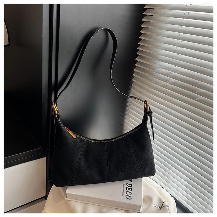 Französischer Chic Damen Herbst Schultertasche mit großem Fassungsvermögen