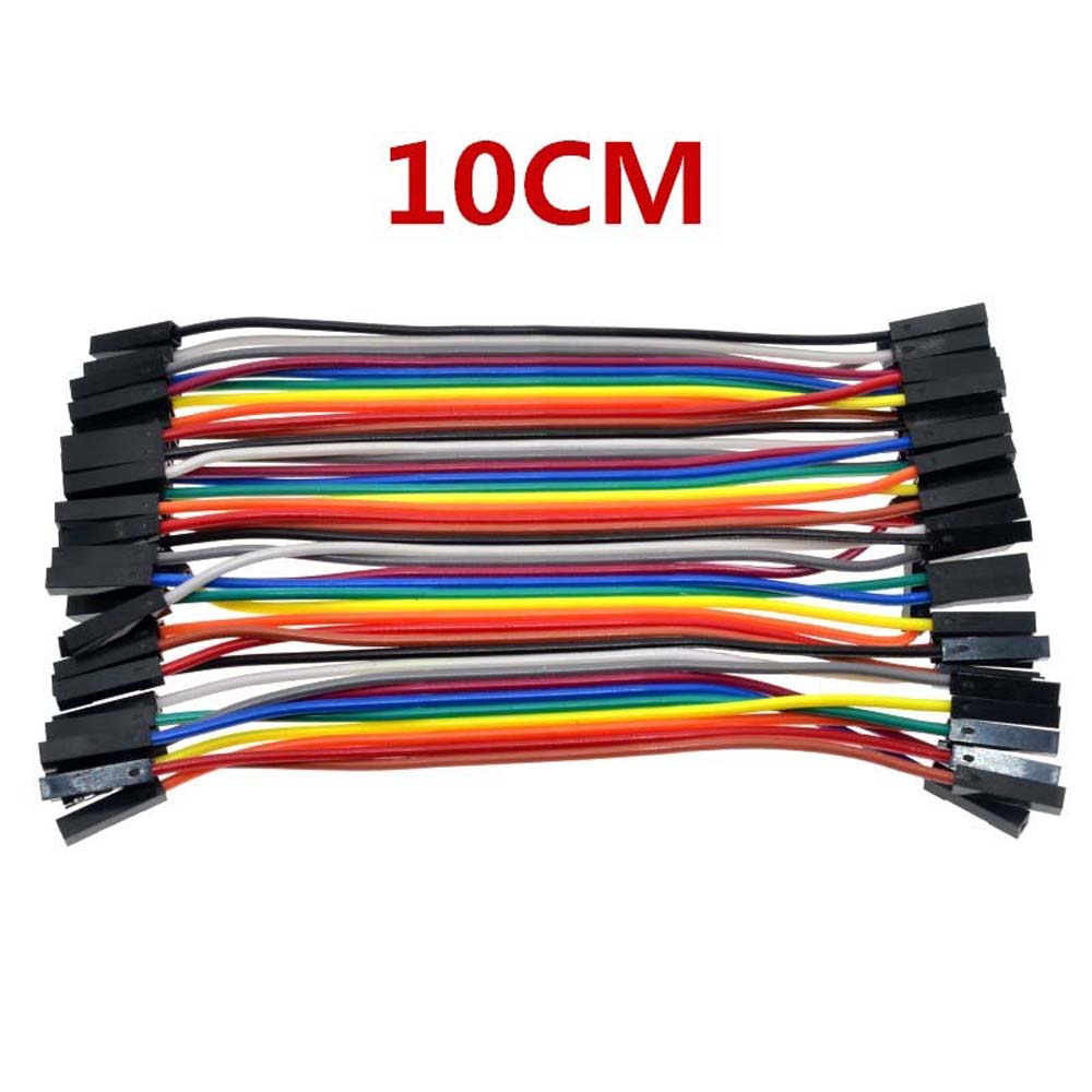 Male To Male Arduino 10cm DIY Breadboard 2.54mm Connector Dupont Cable Jumper Wire Electronic Kit
