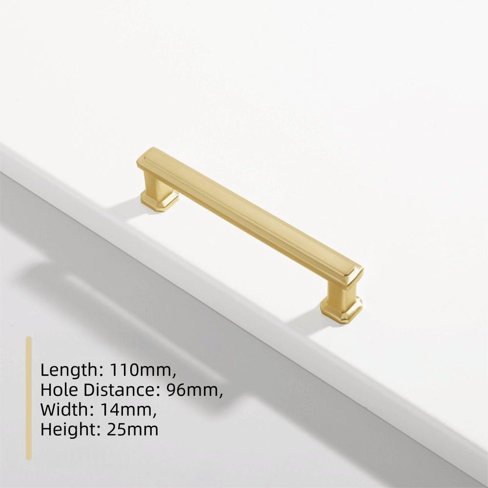 Copper Finish Cabinet Handles Zinc Alloy Closet Handle Furniture Hardware  Wardrobe Drawer