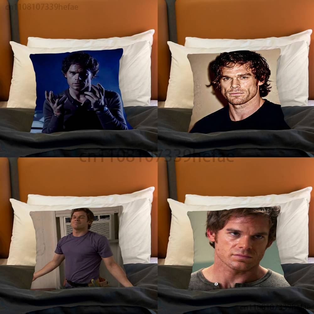 Movie DDexter Morgan Throw Pillow Case For Decoration 30cm 50cm 55cm Square Home Pillowcase Case
