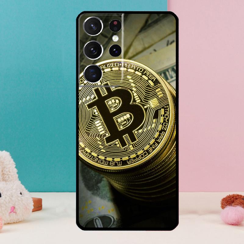 

Bitcoin BTC Phone Case For Samsung Galaxy S25 S24 S23 S22 S21 Ultra S9 S10 Plus S20 FE Funda Cover Shell Galaxy S25