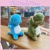 Dinosaur Cartoon Adorable Plush Keychain For Girls Soft Cute Stuffed Animal Toy Gift