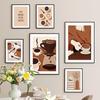 Fashion Girl Book Coffee Cup Life Wall Art Canvas Painting Abstract Posters And Prints Hotel Cafe Wall Picture Indoor Room Decor