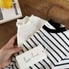 In Stock! Trendy 2025 Summer Japanese Striped T-Shirt for Toddlers – All-Cotton, Short-Sleeved for Boys & Girls