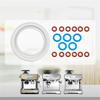 Silicone Lip Seal Coffee Makers Spare Part Coffee Machine Sealing Gasket Silicone Texture Suitable for Various Models