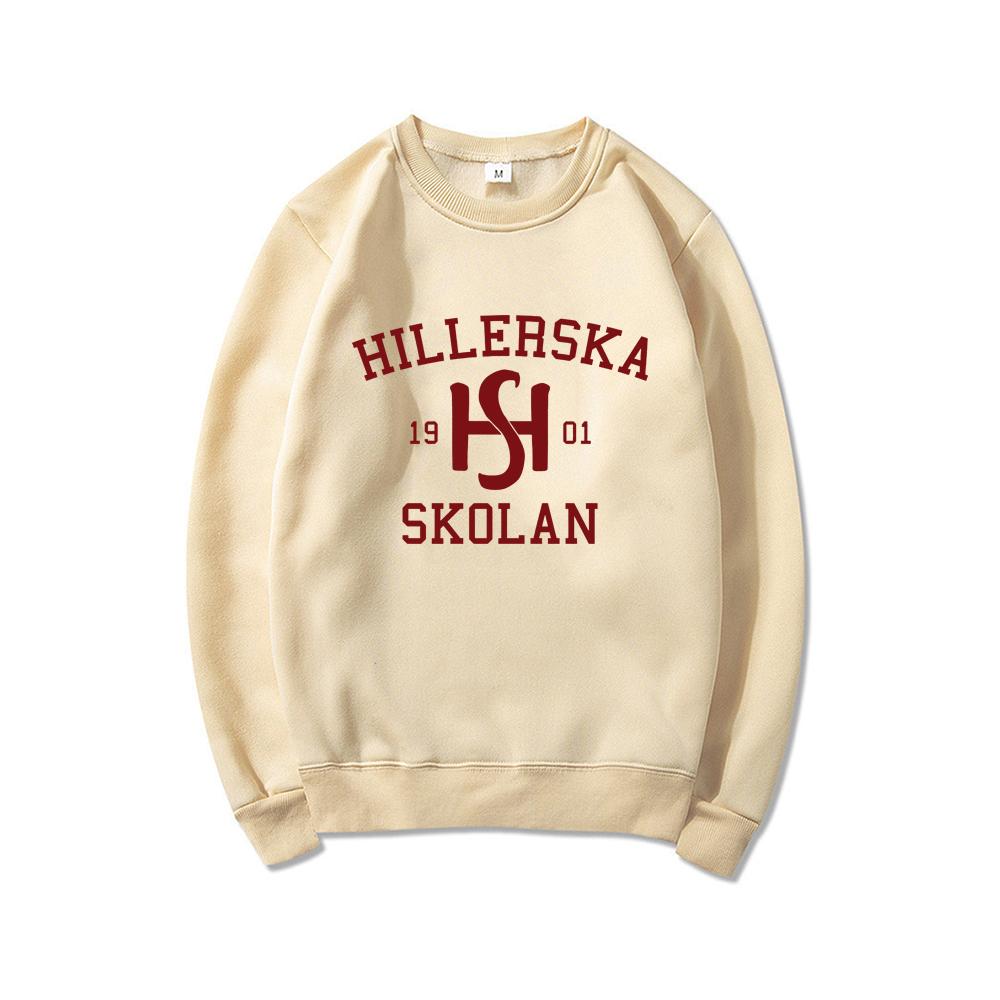 Mikina Young Royals Hillerska Skolan Mikina s kapucí Hillerska Skolan Dámské Mikiny s dlouhým rukávem Mikiny s kapucí Grafické Mikiny Streetwear Topy