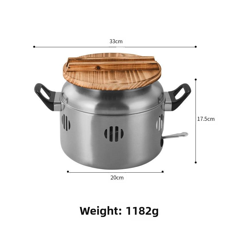 Dining Experience Korean Style Drum Pot Commercial Restaurant Pot Easy Cleaning Design Elegant Dining Aesthetic