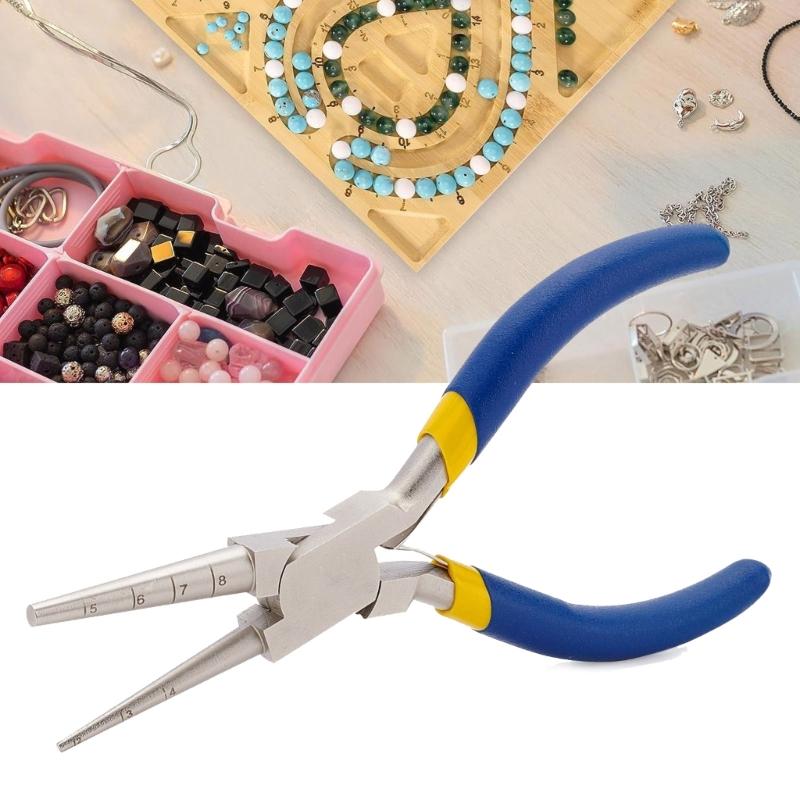 Round Nose Pliers Jewelry Tool Pliers Jewelry Equipments Long Carbon Steel Material Hand Tools for Beading Jewelry