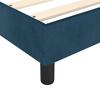 Box Spring Bed Frame Dark Blue 100 x 200 cm Velvet