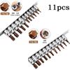 11-teiliges Steckschlüssel-Set Torx-Schraubendrehereinsätze 3/8 1/4 Zoll Schraubenschlüssel-Steckadapter T10 T15 T20 T25 T27 T30 T40 T45 T50 T55 T60