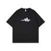 Kurzarm-T-Shirt Herren Frühling und Sommer Neu Lässig Schlicht Lockeres Oberteil Ins Modemarke Retro Oberteil Kleidung