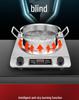 Concave 5000W High-Power Induction Stove: Commercial Stir-Fry, Stainless Steel, Multifunctional Electric Ceramic Cooker