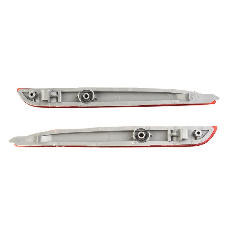 Car Rear Bumper Reflector For Mazda Left + Right Parts Red Replacement ABS Plastic Accessories Bar Car Cover Decorate