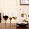 Enamel Crystal Wine Glass Set Cup Goblet Drinking Glasses Drinkware Decorative Red Cocktail Gift