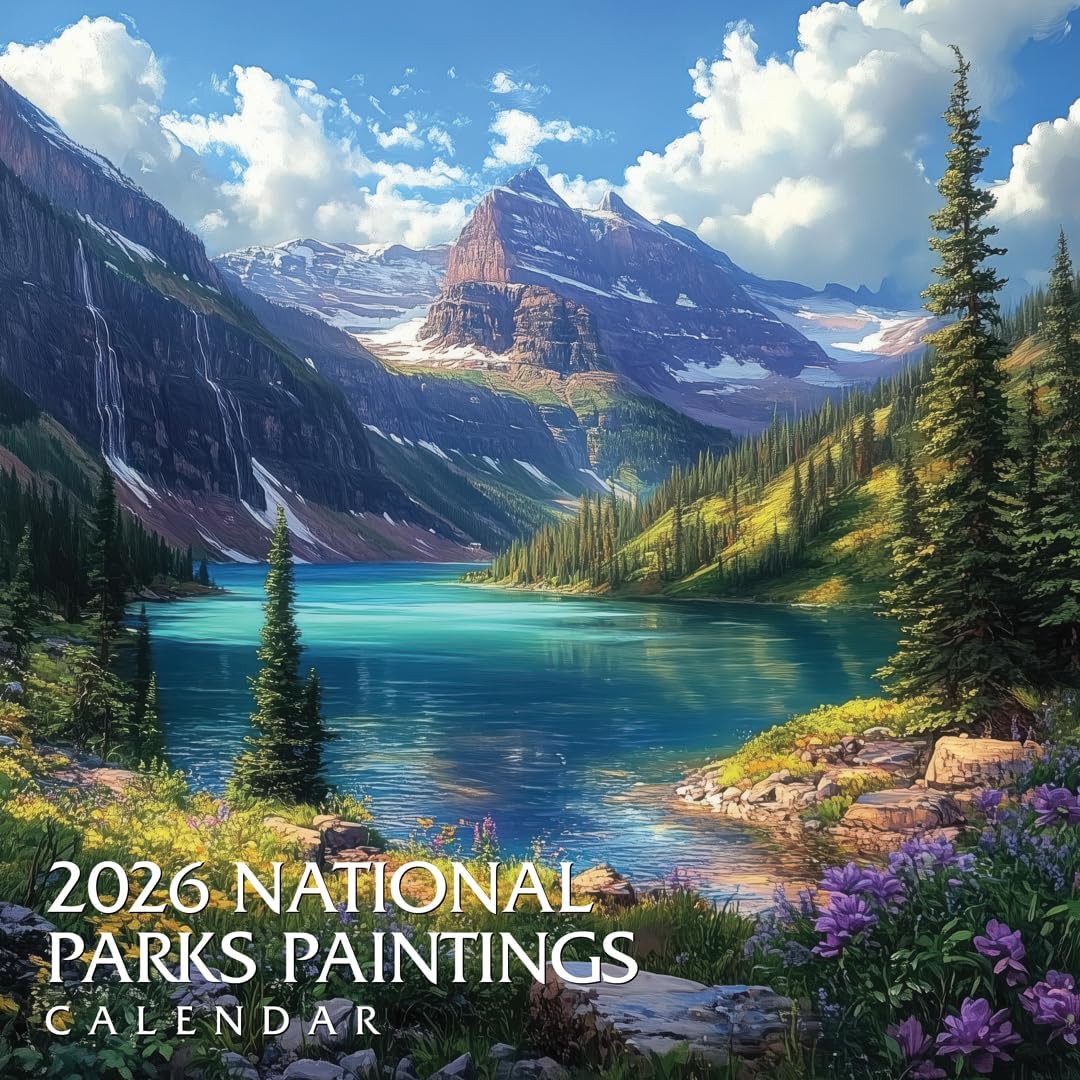 2026 National Parks Paintings | 12 x 12 | Wall Calendar