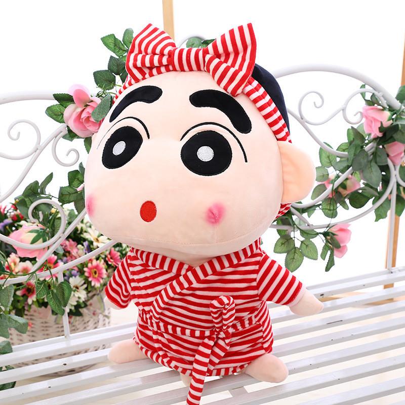 Shin Crayon Chan Plush Toy Bathrobe Multi Expression Stuffed Doll Gift Girl