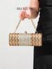 Elegant Evening Rhinestone Clutch: Crystal Diamond Party and Wedding Bag for Ladies - European and American Style
