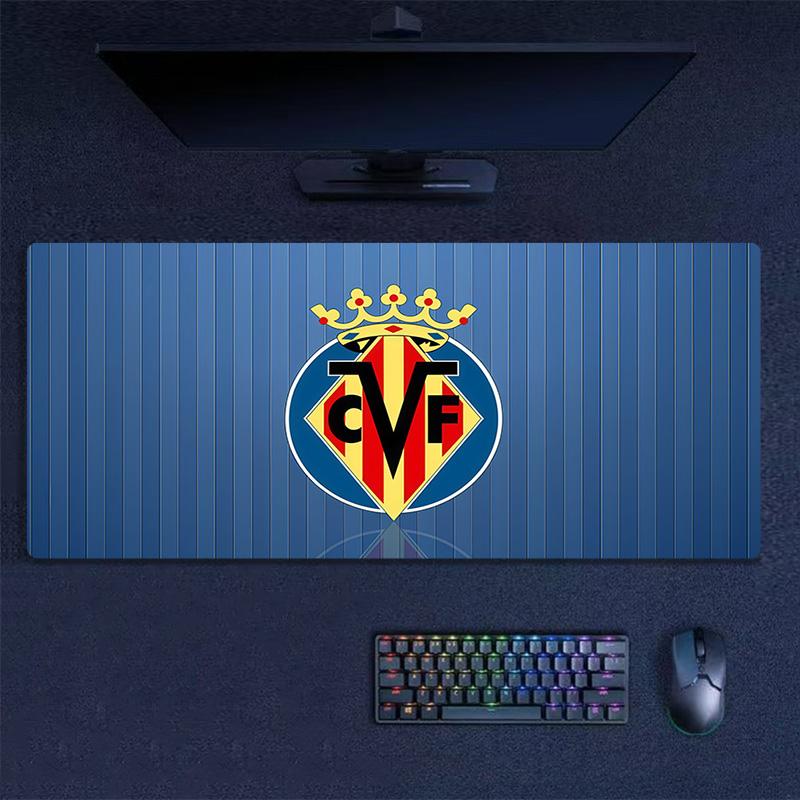 Villarreal Club de Fútbol Print Cushion Non-slip Laptop Tablet Big Mousepad XXL Mat Mini PC Playmat With Lock edge